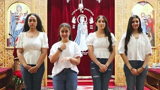  ترنيمة  ولسة يا عذراء بتحني  بلغة الإشارة دندنها