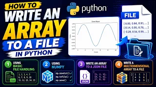 How to Write an Array to a File in Python Text NumPy JSON Methods
