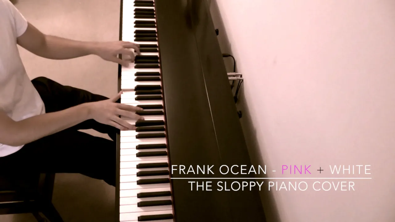 Frank Ocean - Pink + White | Piano Cover + Sheet Music