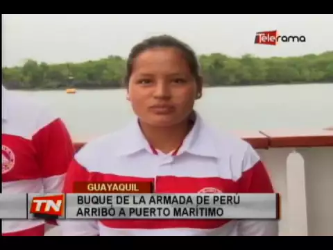 Busque de la armada de Perú arribó a puerto marítimo