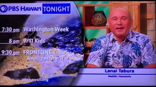 PBS Hawaii Schedule Bumper - Lanai Tabura 2021