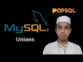Unions - MySQL SQL tutorial