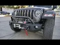 Installing A Quadratec bumper with winch on Jeep