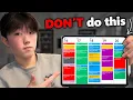 How to make the PERFECT study timetable for lazy students