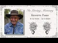 Kenneth Parry Funeral Service