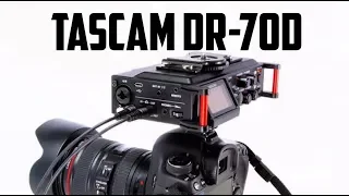 Tascam DR-70D Unboxing and Basic Setup