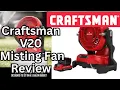 CRAFTSMAN Power Tools V20 Review Misting Fan - Assembly