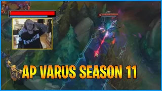 *One Shot* AP Varus Builds Work in Season 11 ft Rekkles...LoL Daily Moments Ep 1255