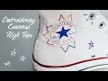 HOW TO EMBROIDER A PAIR OF CONVERSE HIGH TOPS