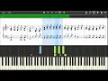 Download Lagu Indonesia Raya - Synthesia Sheet Music Piano Tutorial [4K 60 fps]