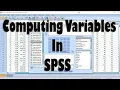 Computing Variables in SPSS