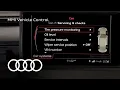 Audi Tech Tutorial MMI Vehicle Control Settings