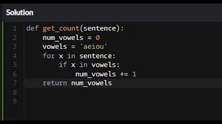 Python - Vowel Count Codewars 7KYU