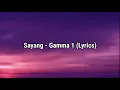 Download Lagu SAYANG - GAMMA 1 (LYRICS)