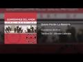 Quiero Perder La Memoria