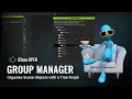Group Manager Organize Scene Objects with a Tree Graph - iClone Python Plugin FREE