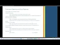 Common Patterns and Anti Patterns - Using Golang