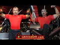 Focused Serious Bodybuilder Works Hard to Build Muscle Pumping Muscle in the Gym Vol 1