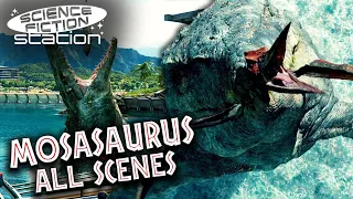 all mosasaurus scenes in the jurassic world trilogy science fiction station