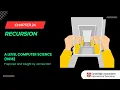 AS A Level Computer Science 9618 - Chapter 24 Recursion