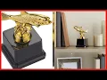 Juvale Small Gold Fishing Trophy Award for Ceremonies Tournaments Competitions Fish Derbies