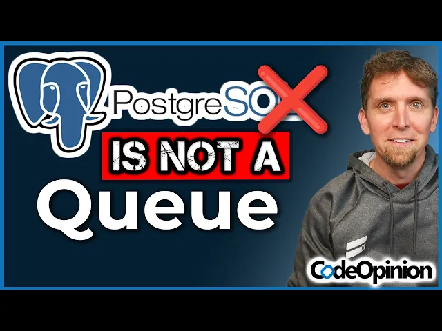 Video: The "Just Use Postgres" Trap