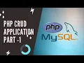 CRUD Create Read Update Delete in PHP Procedural