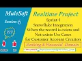 MuleSoft Realtime Project - Session-6 Sprint-1 Snowflake Integration for usecase