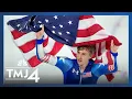 Fans celebrate Jordan Stolz s gold at Pettit National Ice Center