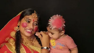 𝗖𝗵𝘂𝘁𝗸𝗶 𝗞𝗮 𝗦𝗵𝗮𝗱𝗶 👰🤵𝗟𝗼𝗼𝗸 🥻𝗕𝗲𝗵𝗶𝗻𝗱 𝗧𝗵𝗲 𝗦𝗰𝗲𝗻𝗲👶🍼 चुटकी और मुटकी की लड़ाई😂