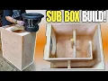 Building a Ported Subwoofer Box for DEEP BASS How To Design Build LOW TUNED Slot Port Enclosure