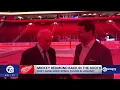 Mickey Redmond back in the Red Wings booth for the first time since spinal fusion