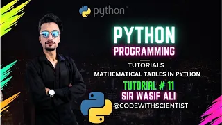 Python Mathematical Tables Tutorial Mastering Multiplication with Fun and Efficiency