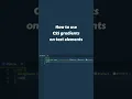 How to use Gradients on Text Elements CSS