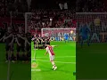 Salah Curve Free Kick Goal 😳🔥 #shorts #fifa23 #fifazkilla86