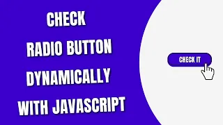 Check Radio Button Dynamically in JavaScript HowToCodeSchool com