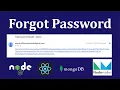 How to do forgot password in React JS by sending mail Node JS Reset Password use nodemailer