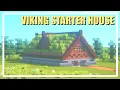 Building a Viking Starter House in Minecraft Tutorial