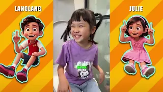 Langlang and Julie's funny compilation.#funny #comedyvideos