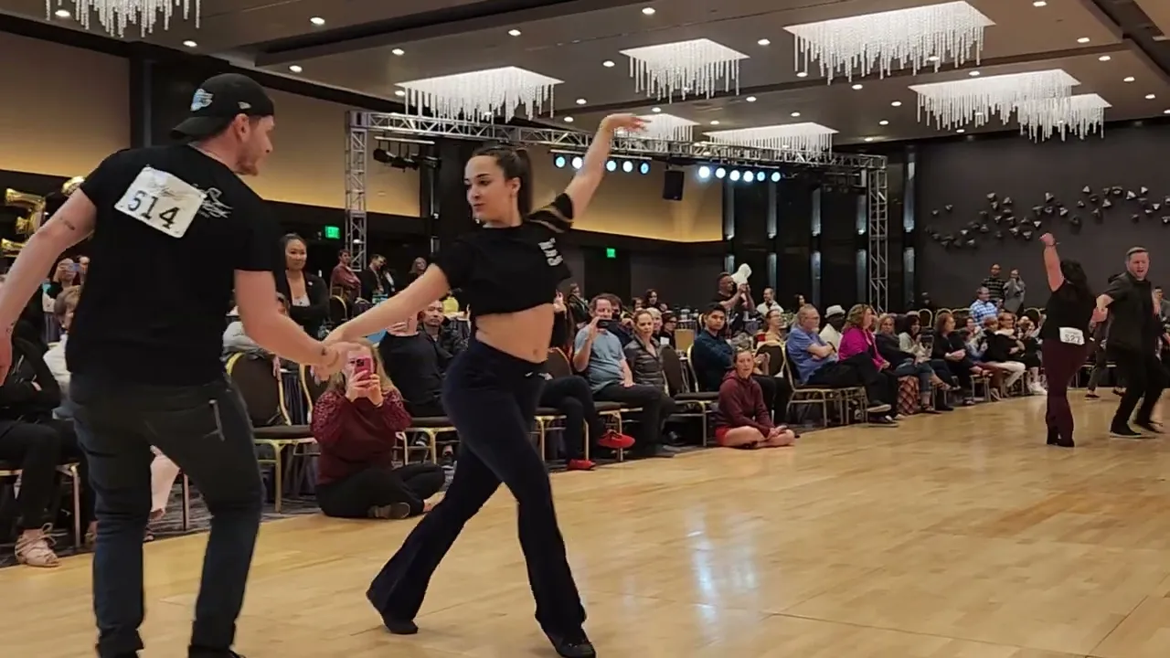 Thibault & Nicole Ramirez - All-American J&J Semi-Finals Heat2 song 2,3 City of Angels 2023