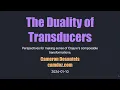 The Duality of Transducers Clojure s Transducers from Scratch