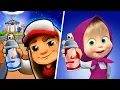 Download Lagu Subway Surfers VS Masha And The Bear Surf, Subway Surfers New Update Greece, Subway Surf Youtube