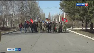 В Омск прибыли участники автопробега «Дорога к Победе»