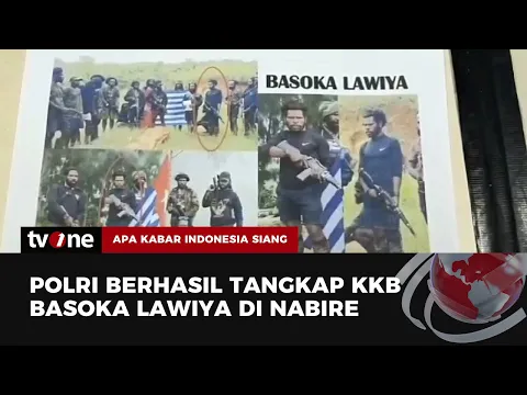 Satgas Damai Cartenz Tangkap KKB Basoka Lawiya di Nabire Papua Tengah