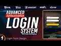 Ultimate Login System in HTML CSS JS PHP MYSQL Part 1