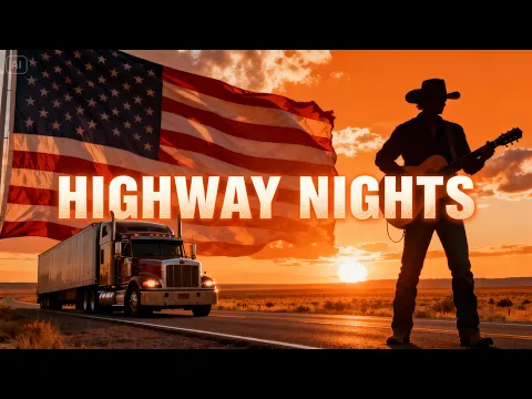 Country Music for Night Driving 🚛 Midnight Trucker Highway Mix (1 Hour No Ads)