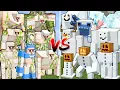 Download Lagu ALL MINECRAFT MUTANT IRON GOLEMS vs ALL MINECRAFT MUTANT SNOW GOLEMS | Minecraft Mob Battle