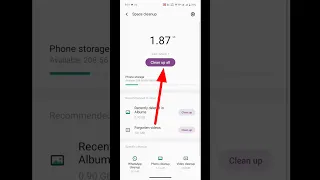 How to clear phone storage space on android