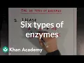 Six types of enzymes Chemical Processes MCAT Khan Academy