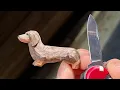 Whittle a Simple Dog Step-By-Step Beginner Tutorial